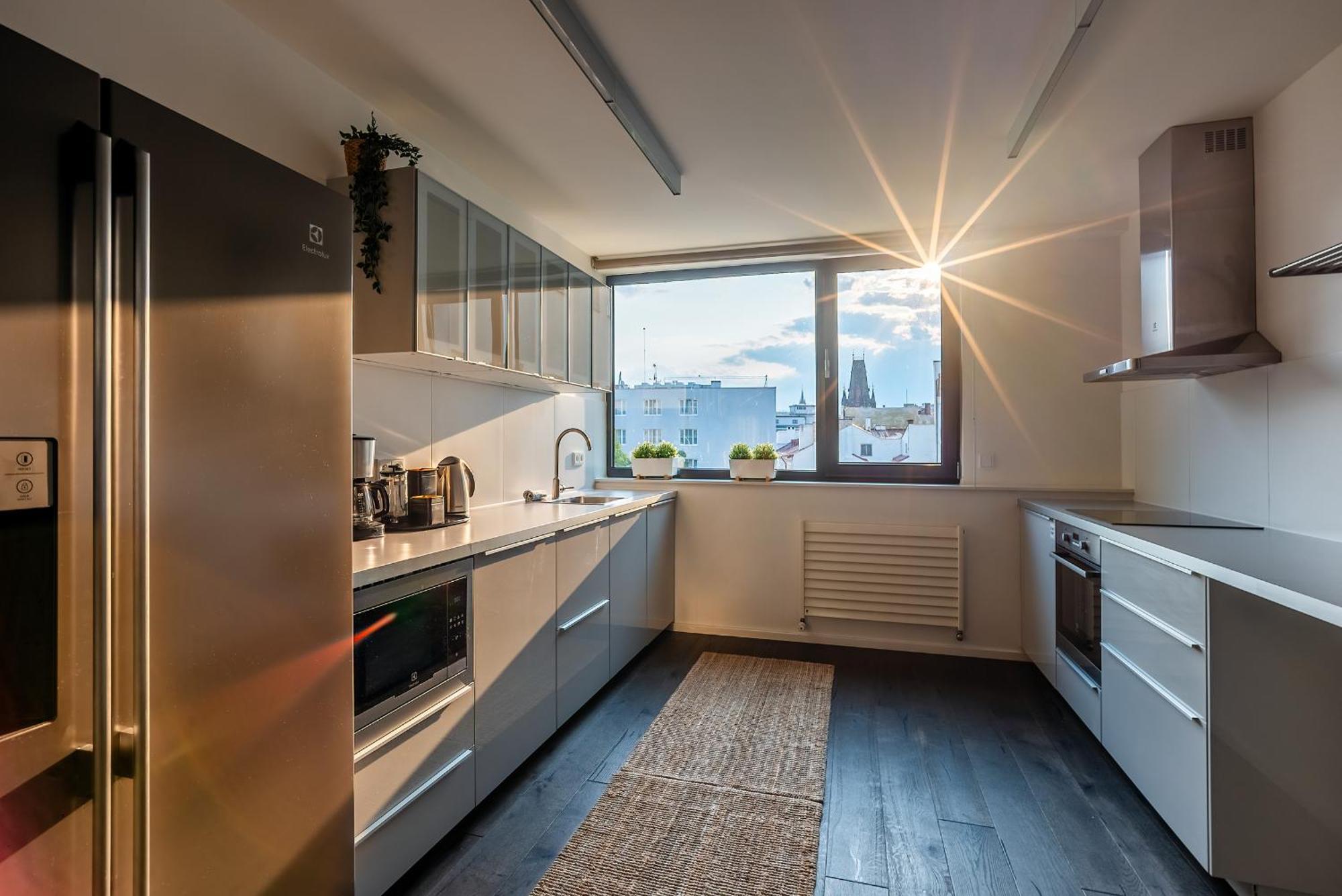 5br+2bath Old Town Loft Luxe Brickhouse, A/c Praha
