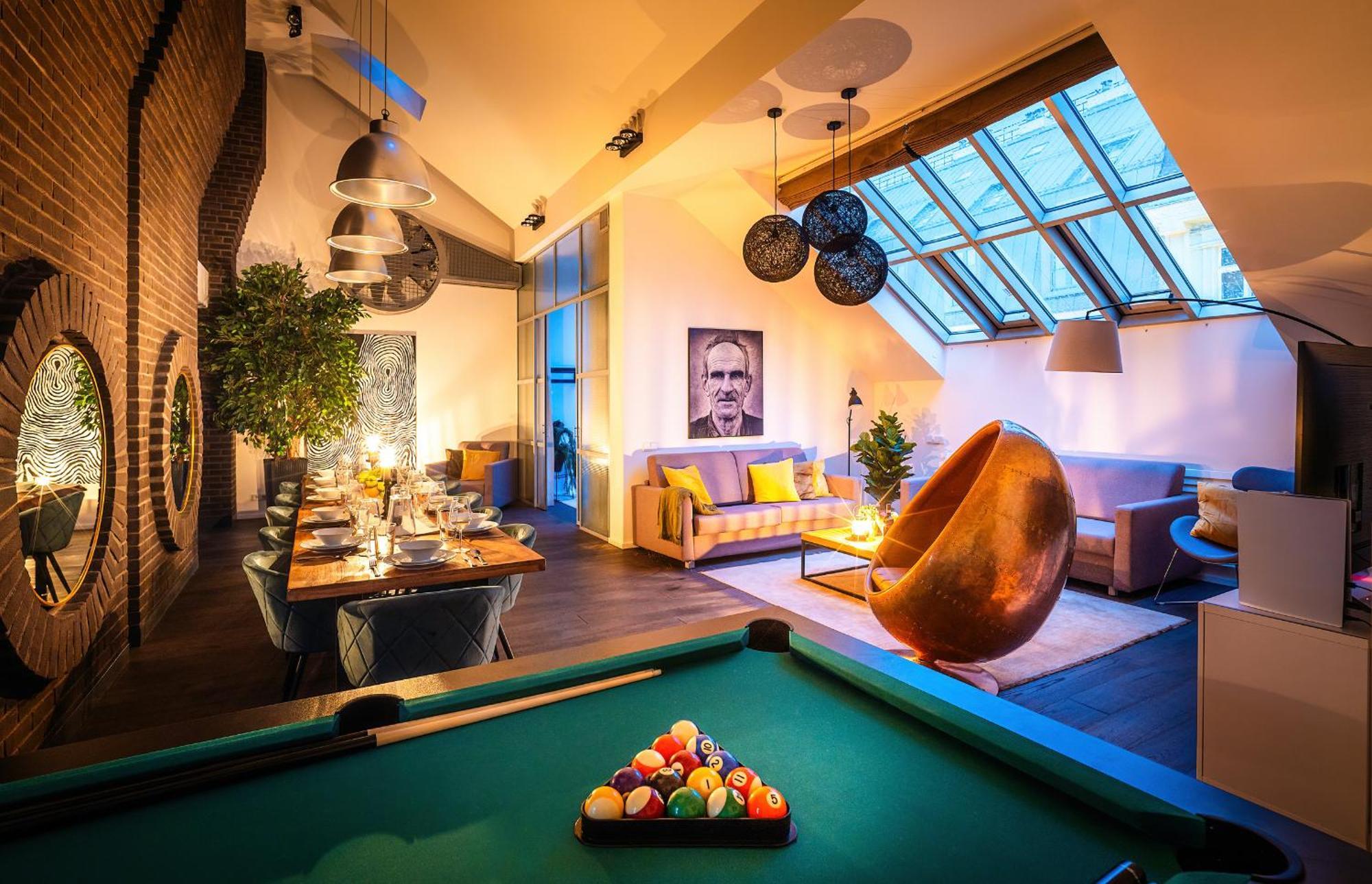 5br+2bath Old Town Loft Luxe Brickhouse, A/c * Praha