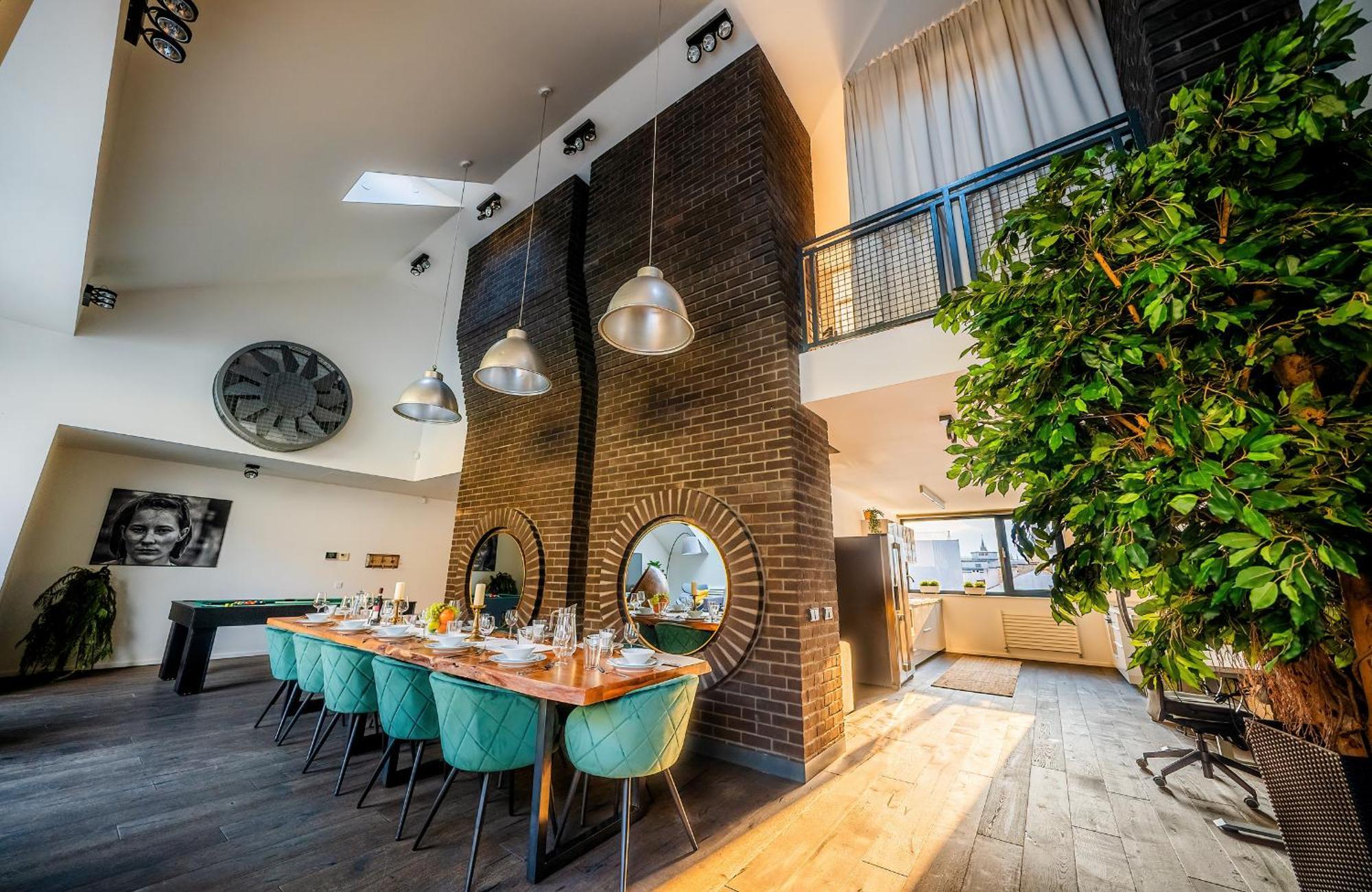 Apartmán 5br+2bath Old Town Loft Luxe Brickhouse, A/c Praha
